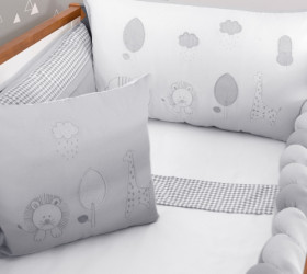 Kit de Berço Amiguinhos Felizes 09 peças - Coleção Afeto