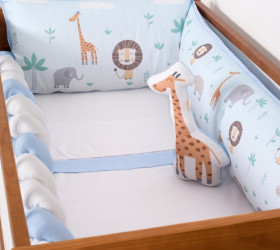 Kit de Berço Clareira da Savana 07 peças - Coleção Chamego