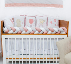 Kit de Berço Charlotte 10 peças - Coleção Baby Magia