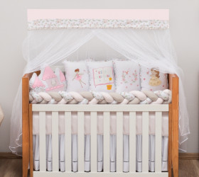 Kit de Berço Reino Encantado 10 peças - Coleção Baby Magia